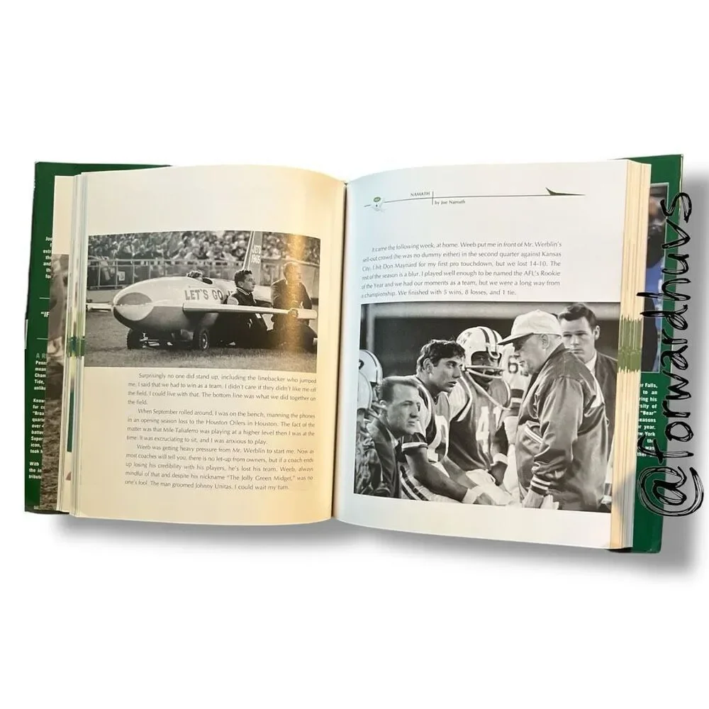 NAMATH by Joe Namath 12 Book & DVD